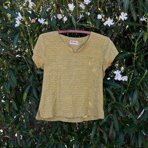 Fabindia Yellow Cotton Blouse | Size M